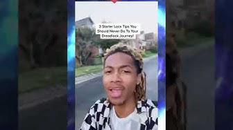 'Video thumbnail for 3 Starter Locs Tips You Should NEVER Do To Your Dreadlock Journey!'