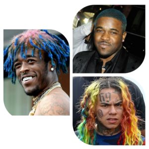 rappers with hair dye