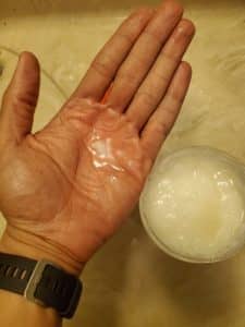 soften thick coarse hair with coconut oil