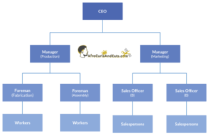 Barbershop Organizational Structure chart