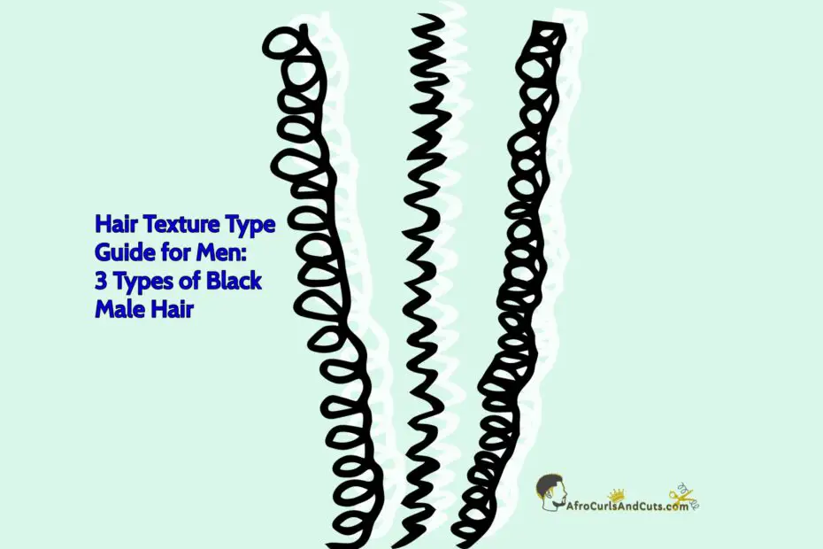 Black Male Hair Types Tell Hair Type by Shape Texture & Curl Pattern