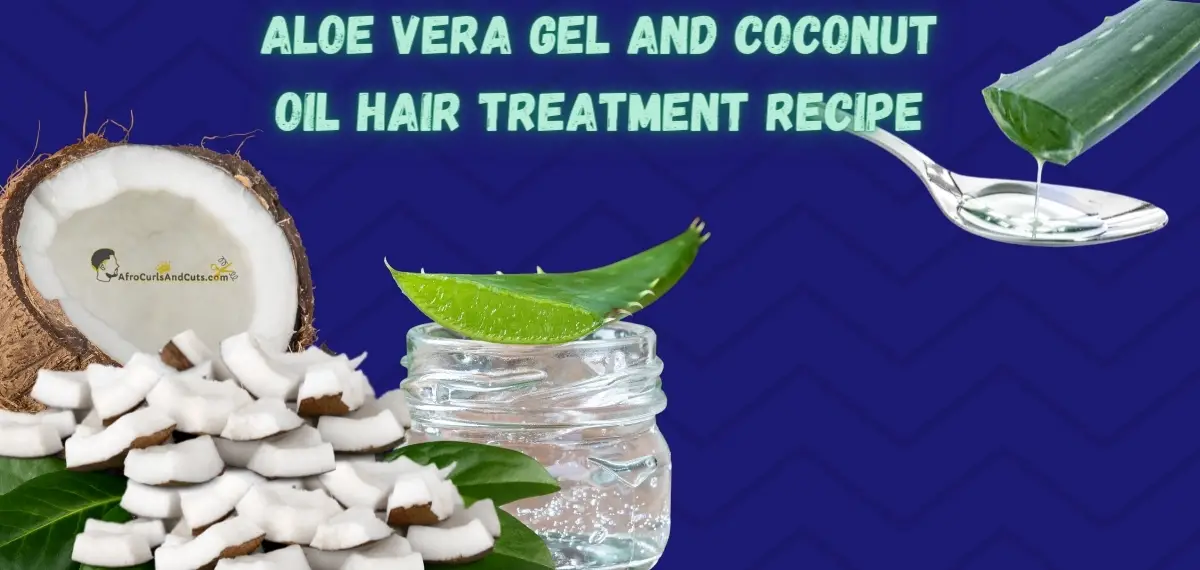 aloe vera gel and coconut oil hair treatment