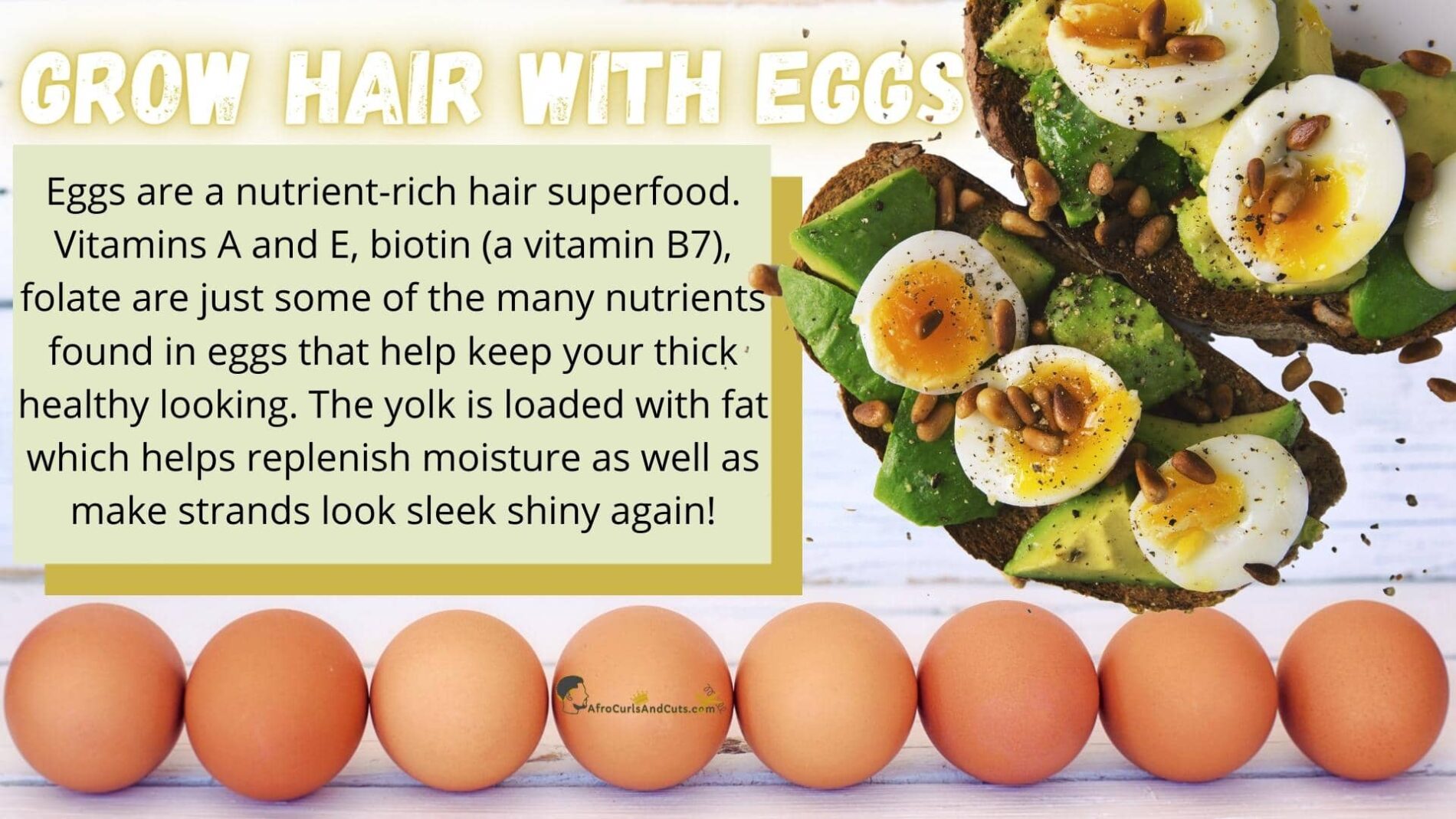 Superfood eggs hair benefits