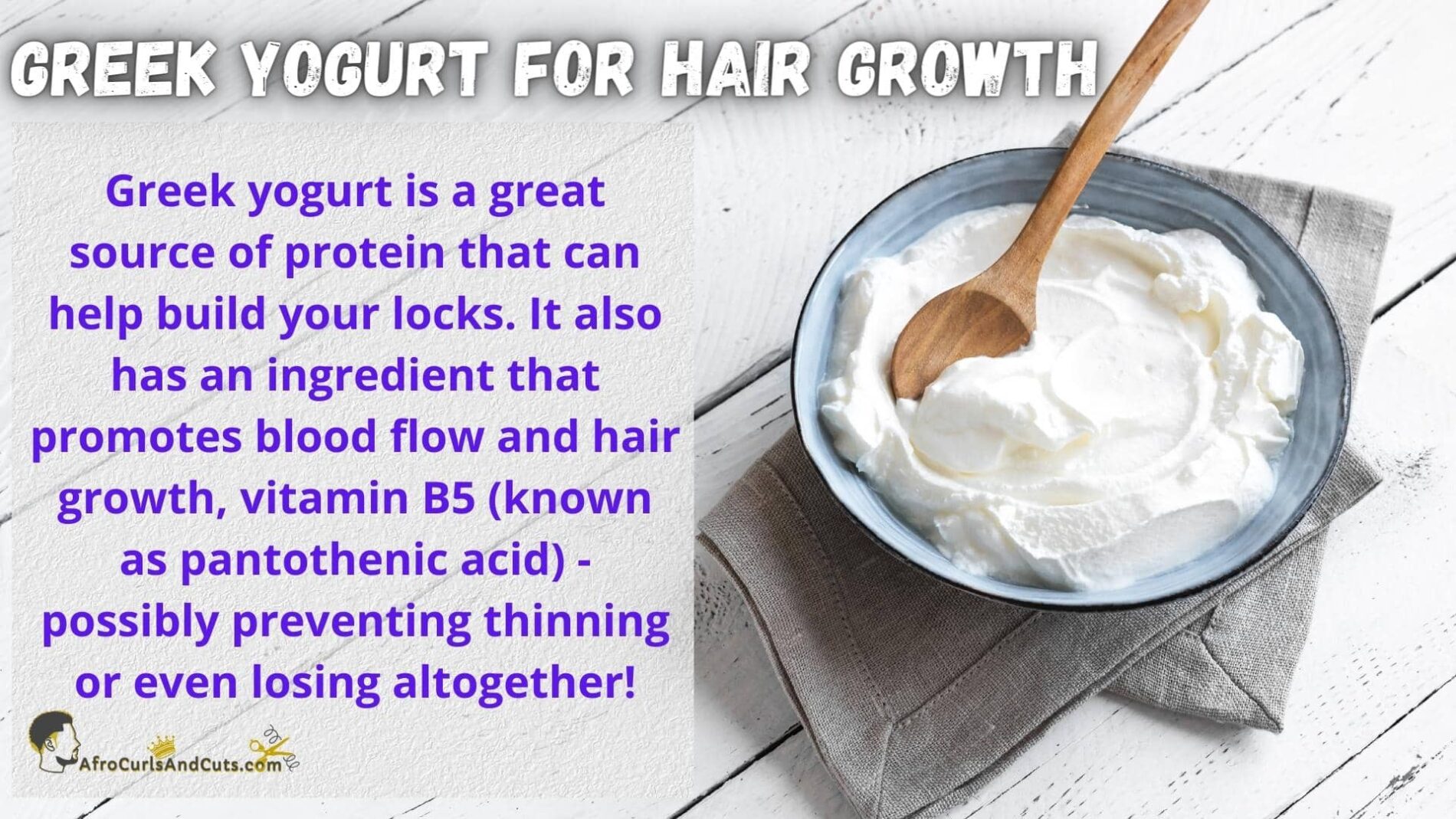 greek yogurt hair benefits