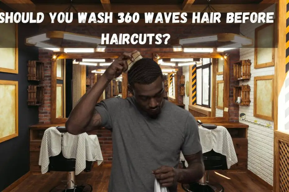 wash waves hair before haircuts