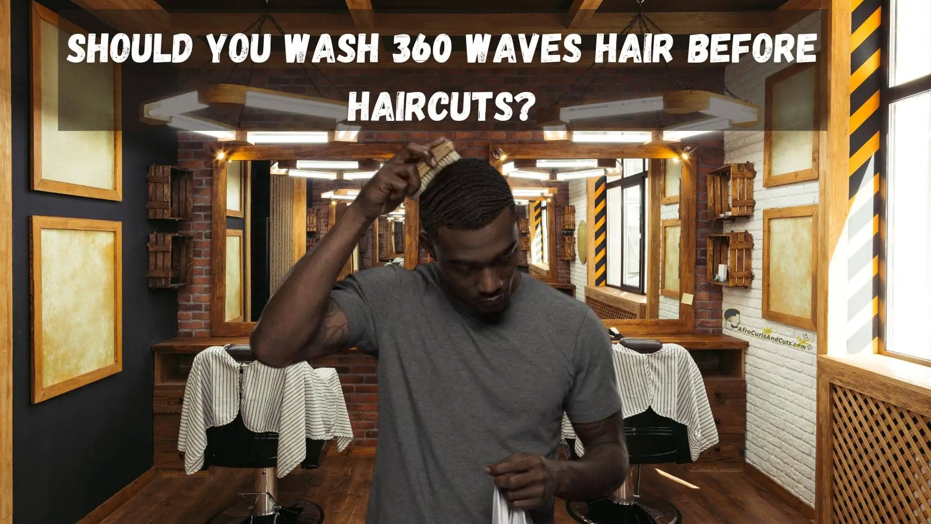 wash waves hair before haircuts