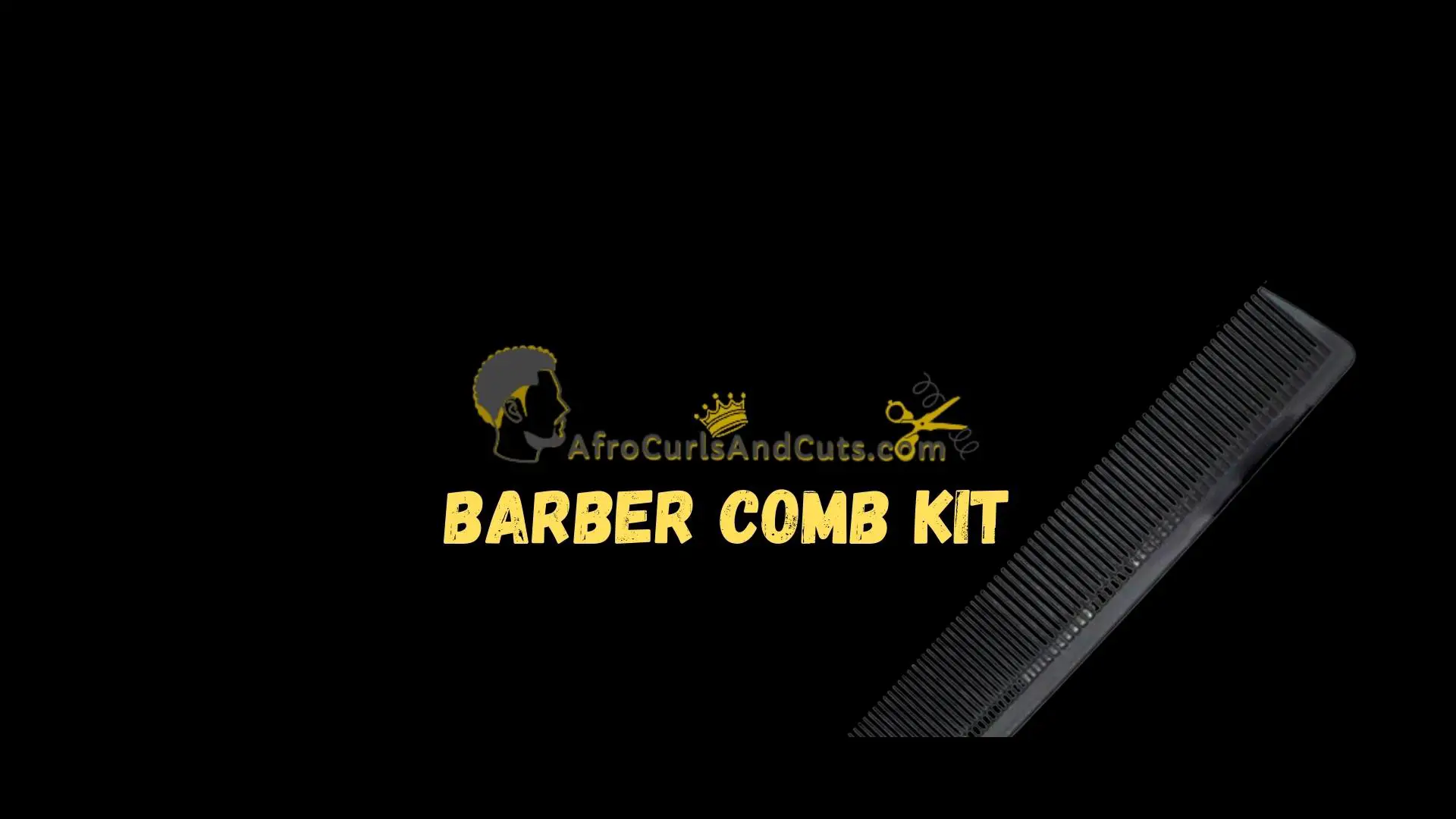 Barber Comb Kit for DIY Haircuts