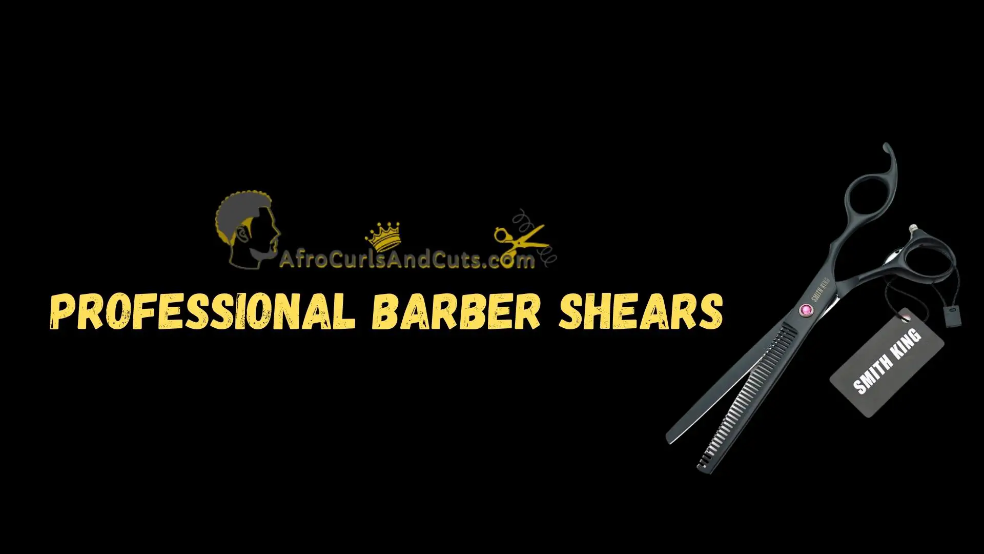 Barber Shears Set black barber use