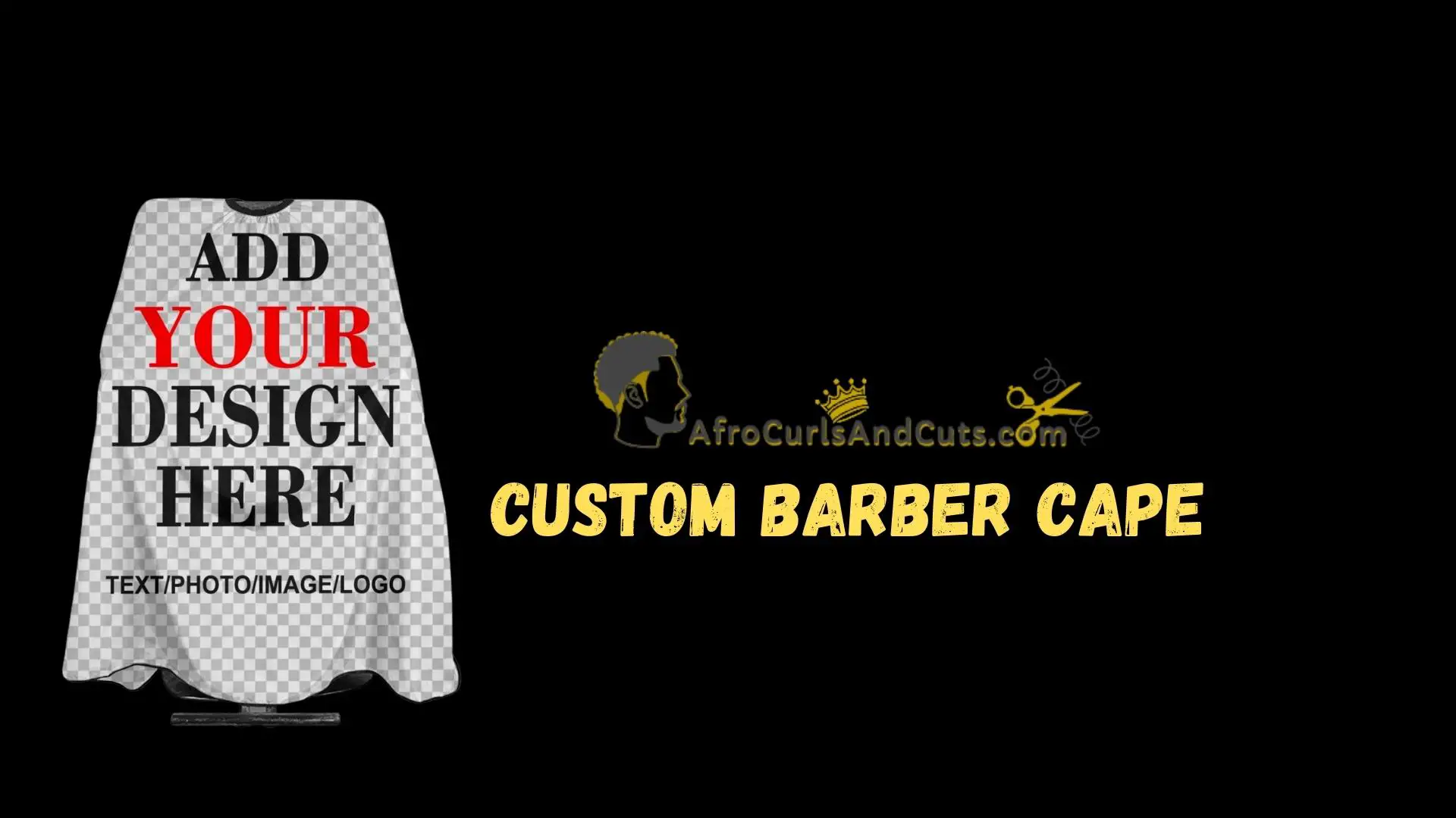 Custom Barber Cape for building a brand