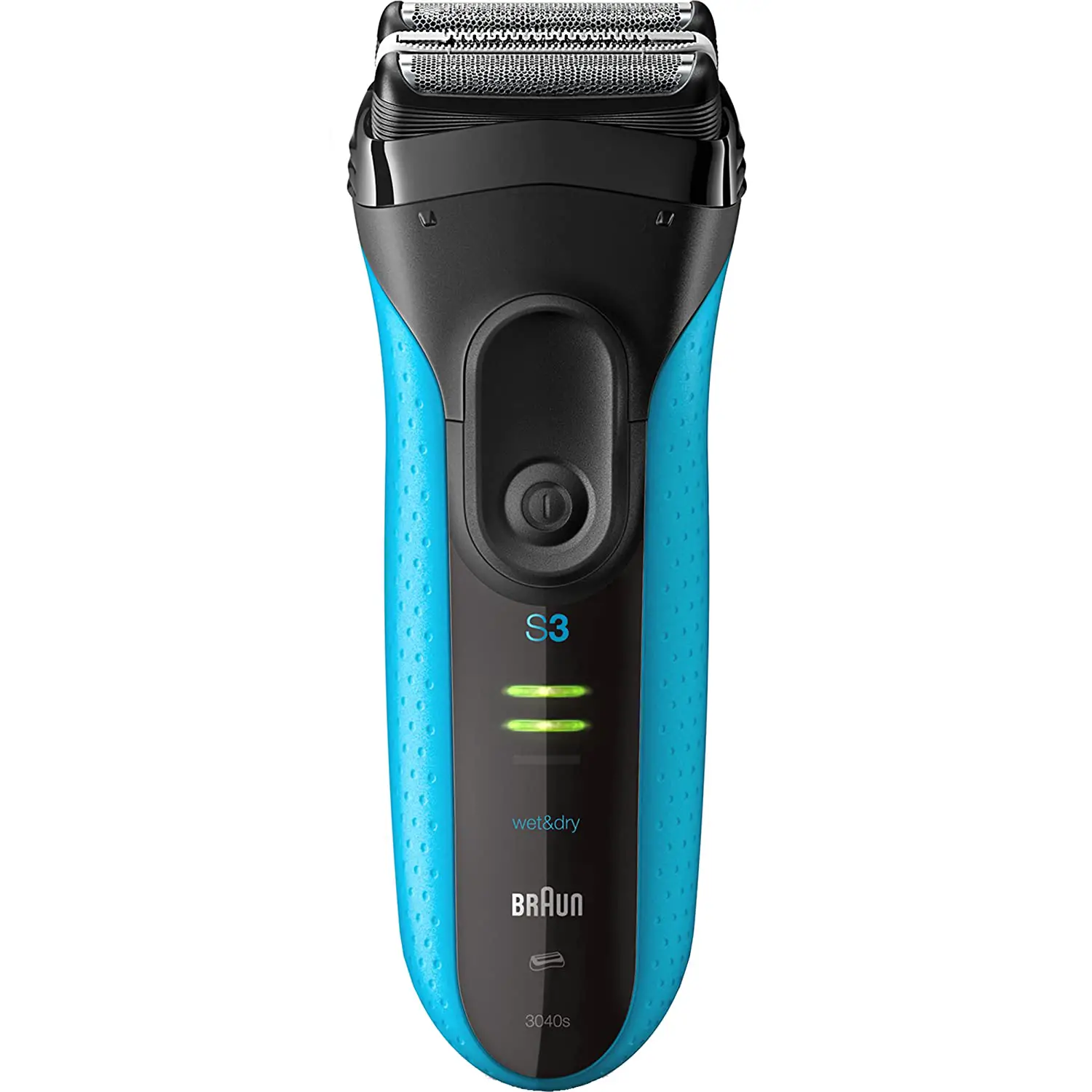 Braun Electric Series 3 Razor with Precision Trimmer, Rechargeable, Wet & Dry Foil Shaver for Men, Blue:Black, 4 Piece shavers for African American men