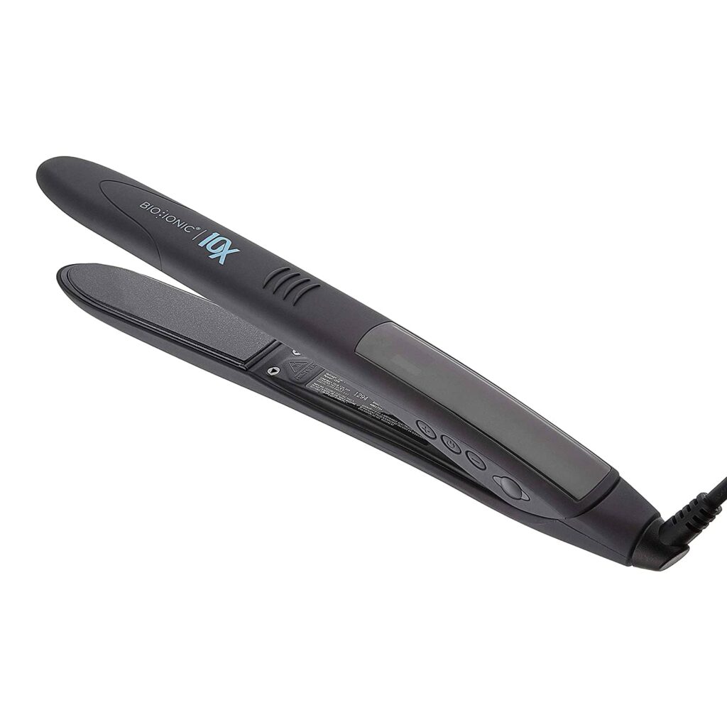 BIO IONIC 10x Pro Styling Iron, 1 Inch best flat iron for natural hair silk press