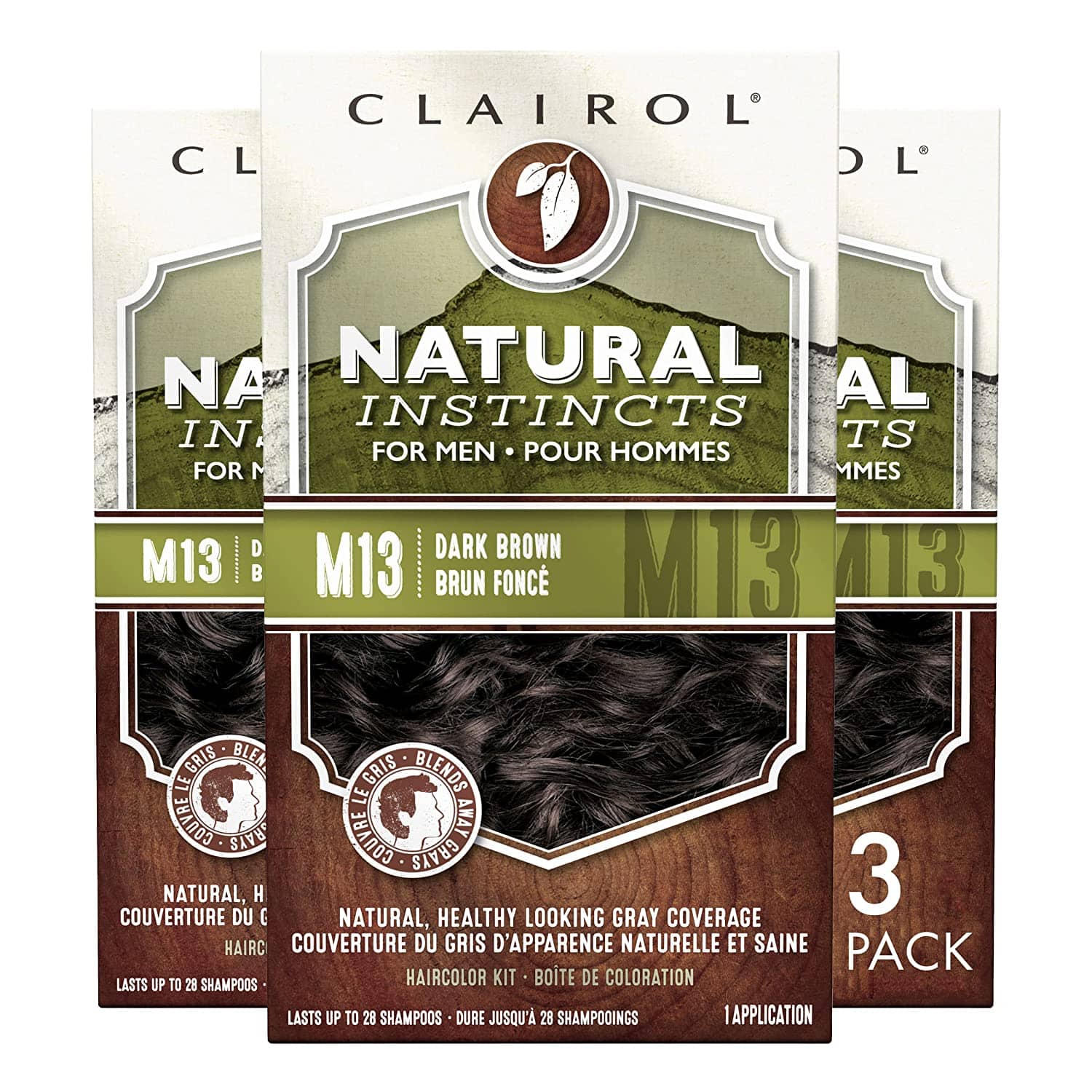 Clairol Natural Instincts Semi-Permanent Hair Dye for Men