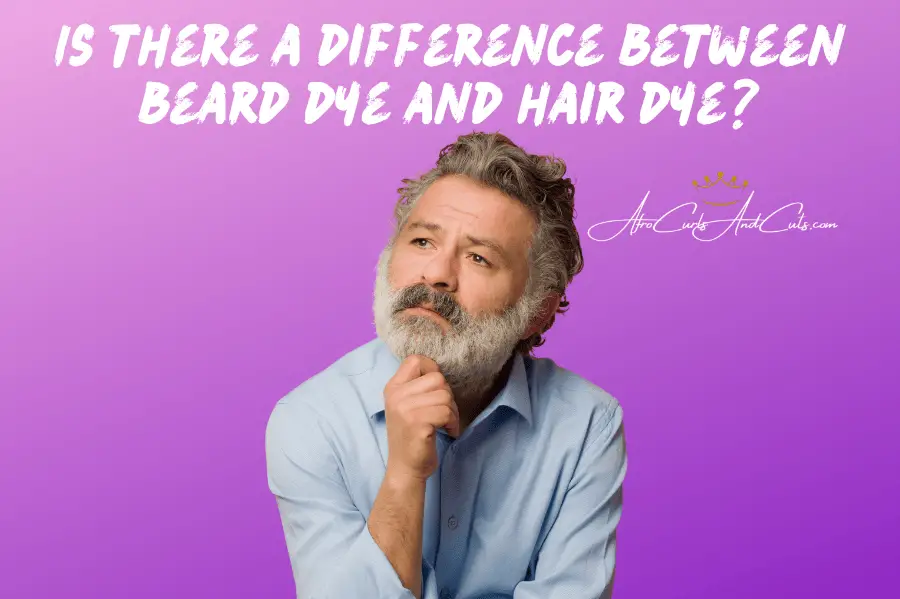 Is there a difference between beard dye and hair dye?