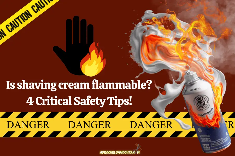 Is shaving cream flammable