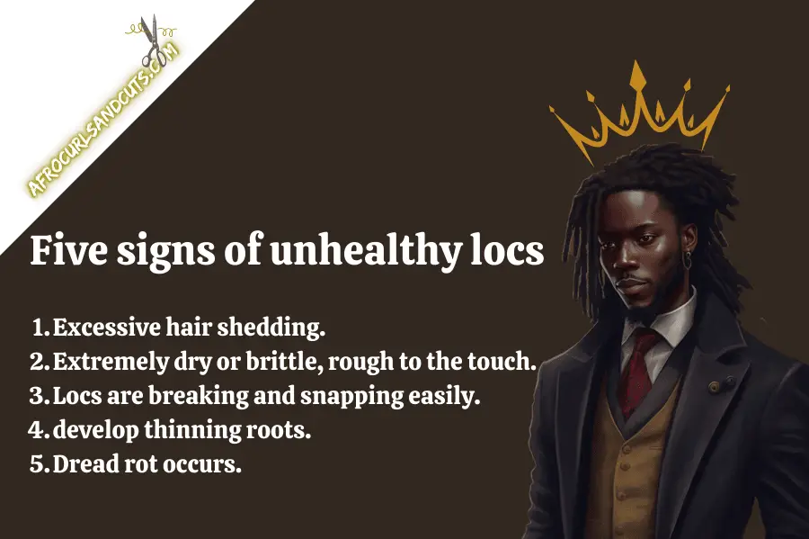 Five signs of unhealthy locs