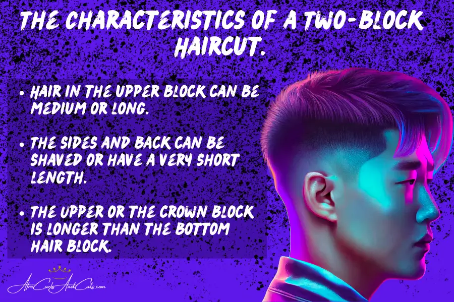 The Characteristics of a Two-block Haircut